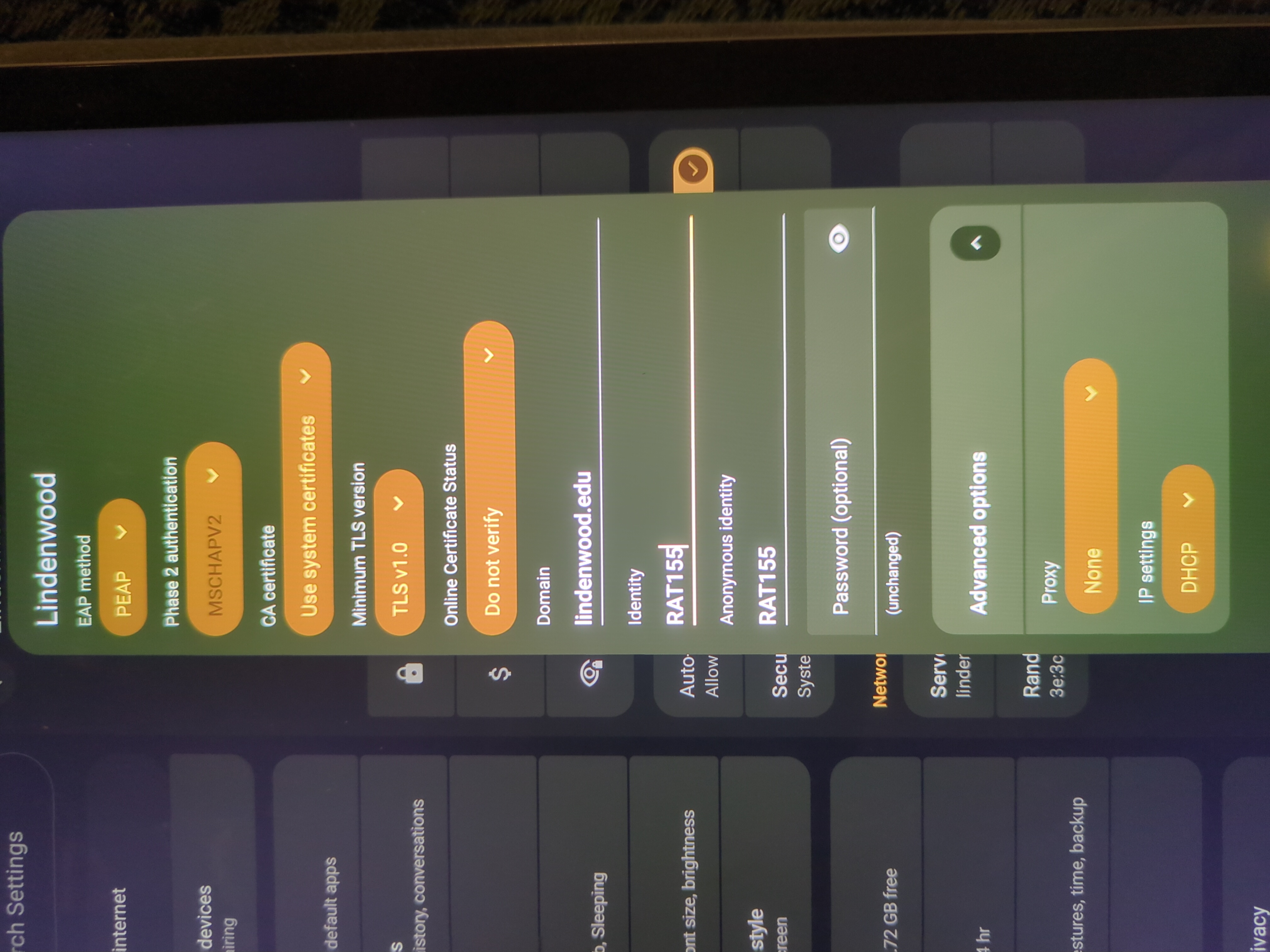 Android Wifi Configuration